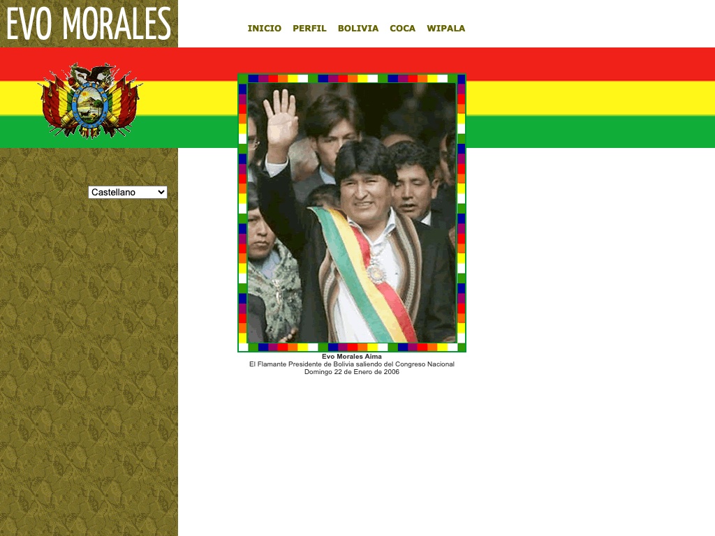 Personal Website of Evo Morales